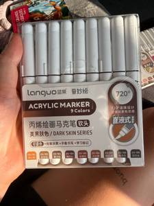 Новый набор акриловых маркеров languo dark skin series 10€  